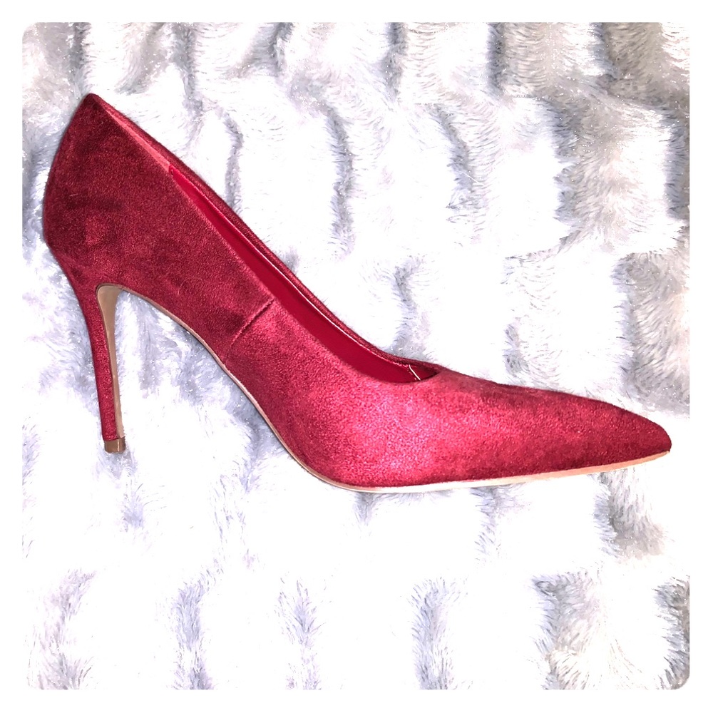 Forever21 burgundy heels
